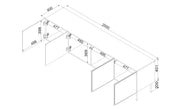 RAFAEL 4D Tv-bord
