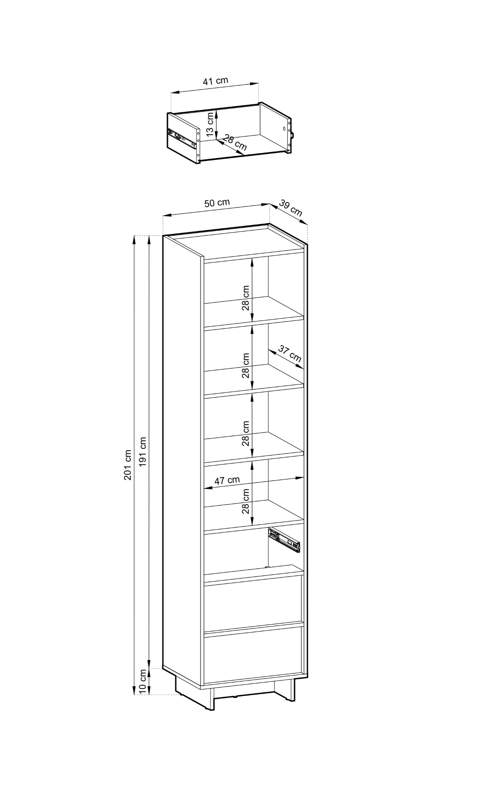YASUMI R50 HØJSKAB