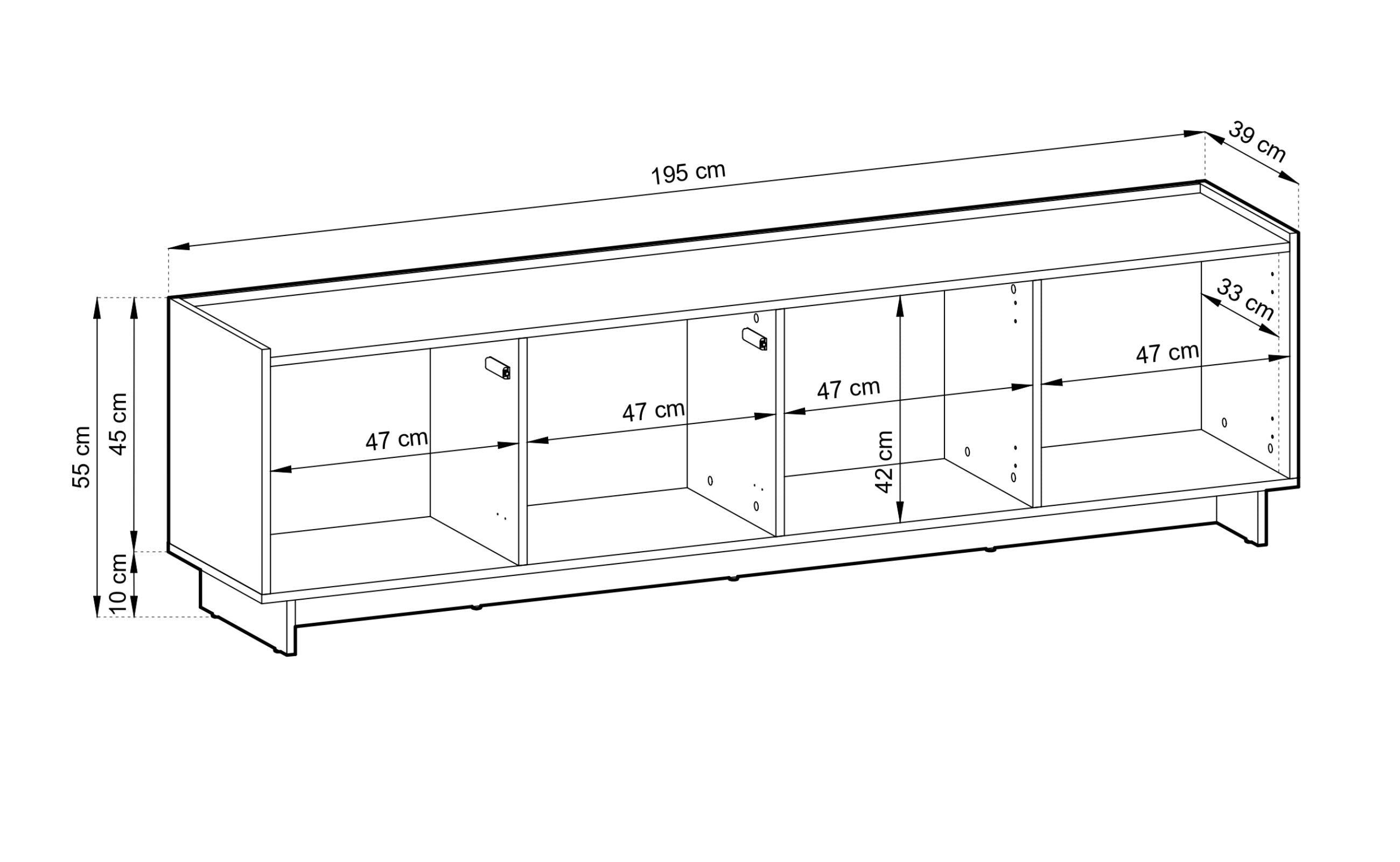 YASUMI RTV195 TV-BORD