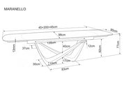 MARANELLO Ceramic Spisebord
