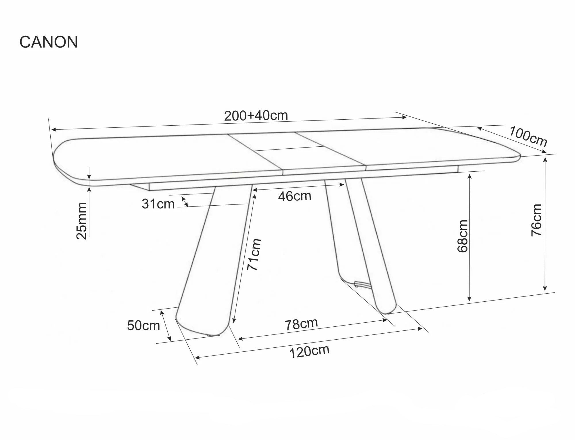 CANON Spisebord